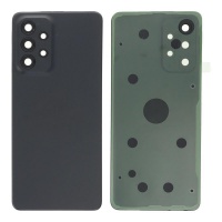 Complete back cover with camera frame for Samsung A33 5G Black Complete back cover with camera frame for Samsung A33 5G Black