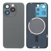 Tapa trasera para iPhone 15 Pro Negro Titanio Tapa trasera para iPhone 15 Pro Negro Titanio