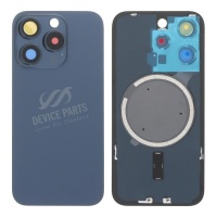 Tapa trasera para iPhone 15 Pro Azul Titanio Tapa trasera para iPhone 15 Pro Azul Titanio