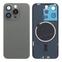 Tapa trasera para iPhone 15 Pro Titanio Natural Tapa trasera para iPhone 15 Pro Titanio Natural
