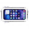 Maquete com ecra a cores de iPhone 16 3