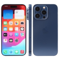 Maqueta con pantalla a color de iPhone 15 Pro Azul Maqueta con pantalla a color de iPhone 15 Pro Azul