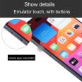 Maqueta con pantalla negra de iPhone 15 Plus 5