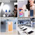 Maquete com ecr a cores do iPhone 15 Pro Max 7