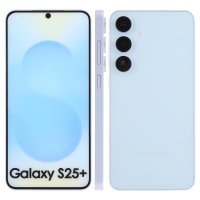 Maqueta con pantalla a color de Samsung S25 Plus Azul Claro Maqueta con pantalla a color de Samsung S25 Plus Azul Claro
