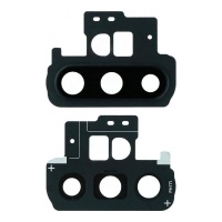 Lente y marco de cámara trasera para Samsung Note 10 Plus Negro Lente y marco de cámara trasera para Samsung Note 10 Plus Negro