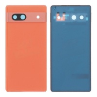 Tapa trasera con lentes de cámara para Google Pixel 7a Coral Tapa trasera con lentes de cámara para Google Pixel 7a Coral
