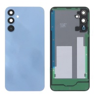 Complete back cover with camera frame for Samsung A15 and A15 5G Blue
