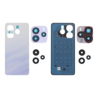 Complete back cover with camera frame for Redmi Note 14 4G Lavender Purple Complete back cover with camera frame for Redmi Note 14 4G Lavender Purple
