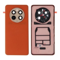 Tampa traseira completa com moldura de câmara para Huawei Mate 50 Pro Laranja Tampa traseira completa com moldura de câmara para Huawei Mate 50 Pro Laranja