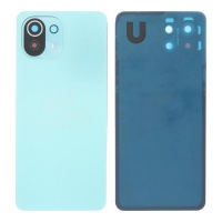 Complete back cover with camera frame for Xiaomi Mi 11 Lite 5G Green Complete back cover with camera frame for Xiaomi Mi 11 Lite 5G Green