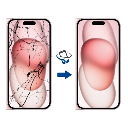 Cambiar pantalla de Apple iPhone 15