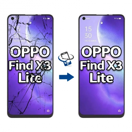 Cambiar pantalla de Oppo Find X3 Lite Cambiar pantalla de Oppo Find X3 Lite
