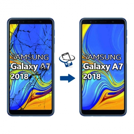 Trocar ecrã do Samsung A7 (2018) Trocar ecrã do Samsung A7 (2018)