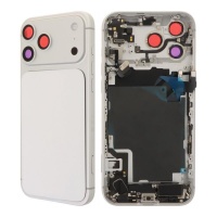 Complete Back Cover with Button for iPhone 17 Pro Max European Version Silver