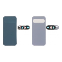 Complete rear cover with camera frame for Google Pixel 10 Pro Moonstone Grey